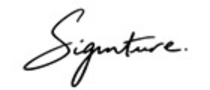 Signature Preview