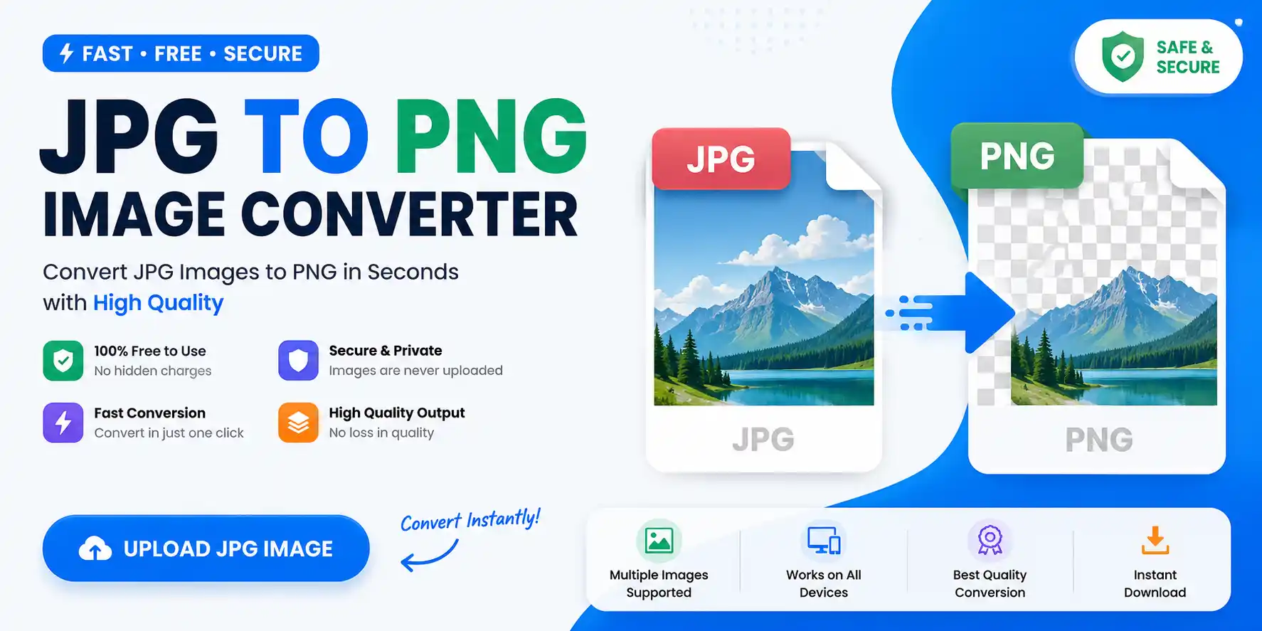 JPG to PNG Image Converter tool – convert images online free