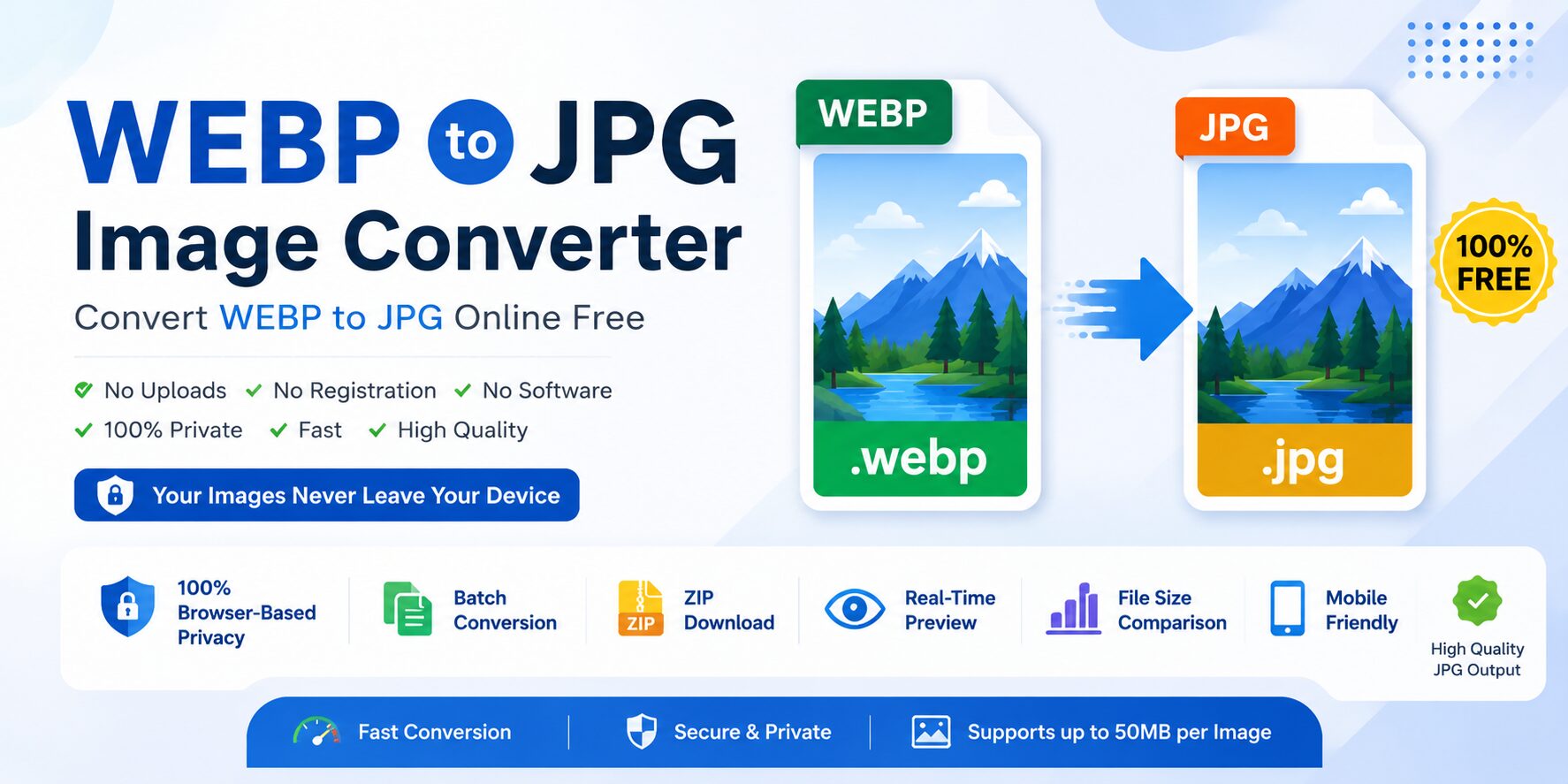WEBP to JPG image converter tool – convert images online free