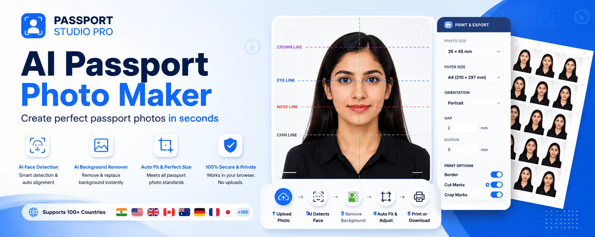 AI Passport Photo Maker – create compliant passport photos online free